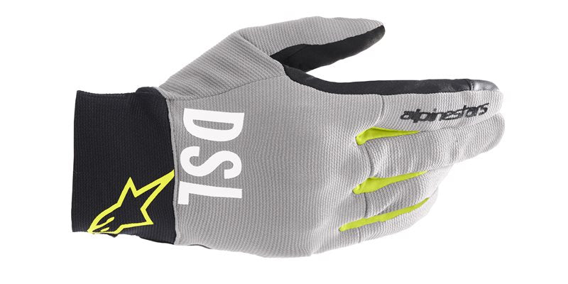 Alpinestars AS-DSL Shotaro Gloves Light Grey / Fluo Yellow