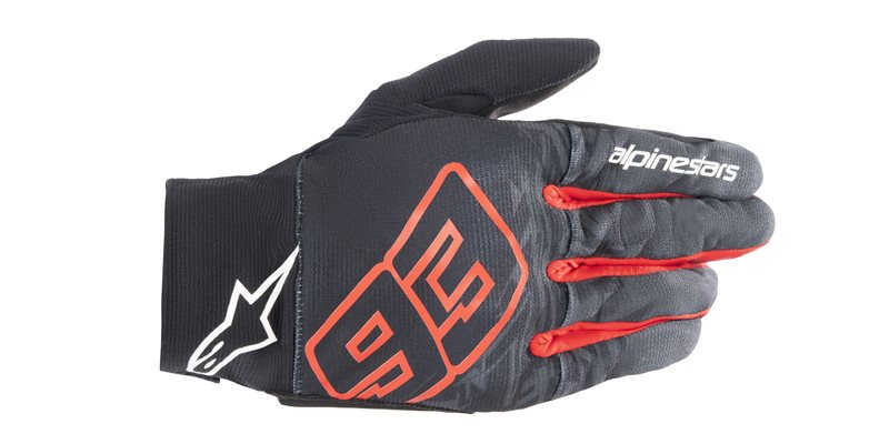 Alpinestars Aragon Gloves Black / Tar Grey / Bright Red