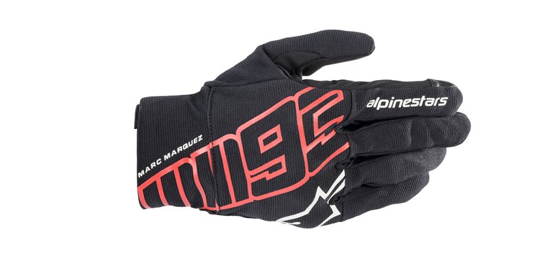 Alpinestars Aragon Gloves Black / Bright Red