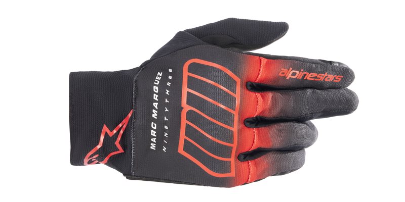 Alpinestars Aragon Gloves Black / Bright Red / White