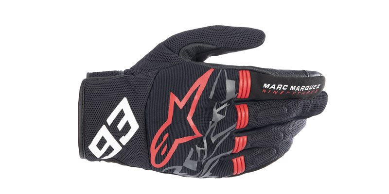 Alpinestars MM93 Losail V2 Gloves Black / Bright Red / Dark Grey