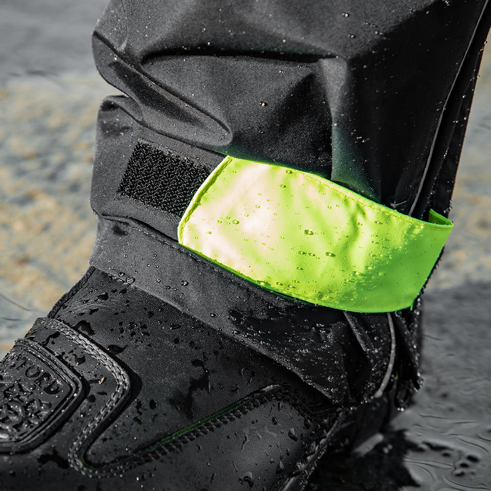 Oxford Stormseal Oversuit Black / Fluo Yellow - FREE UK Shipping, FREE 365 Day Returns | Moto Central