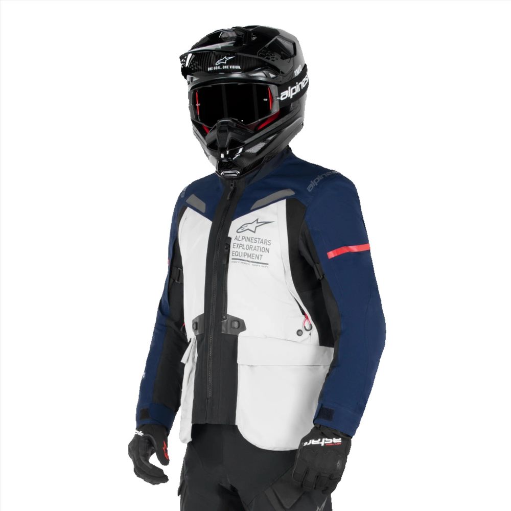 Alpinestars ST-7 2L Gore-Tex Jacket Ice Grey / Dark Blue / Black