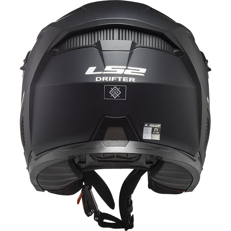 LS2 OF606 Drifter ECE 22.06 Open Face Helmet Solid Matt Black