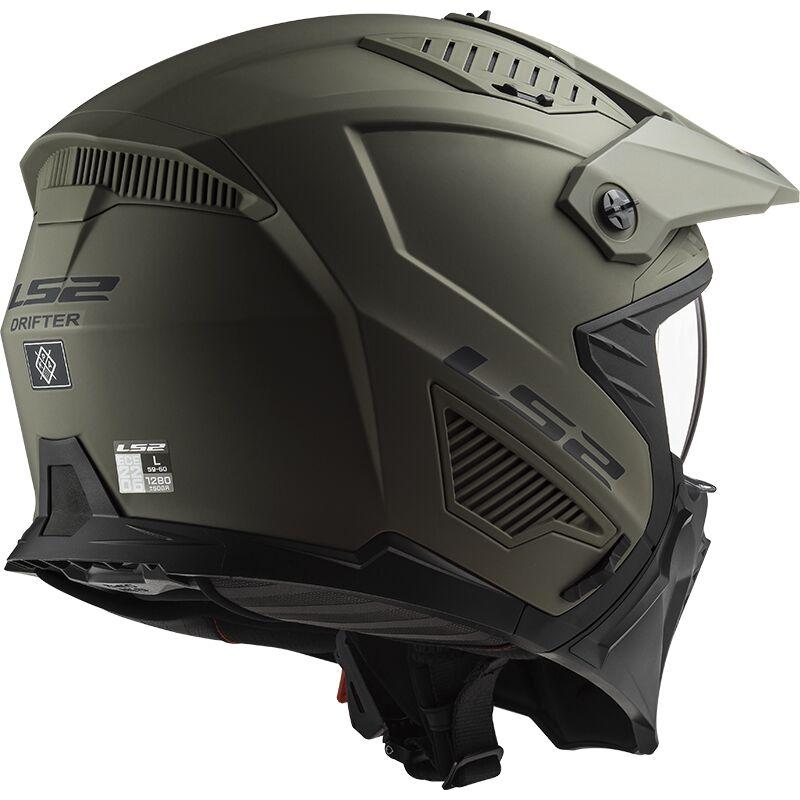 LS2 OF606 Drifter ECE 22.06 Open Face Helmet Matt Sand