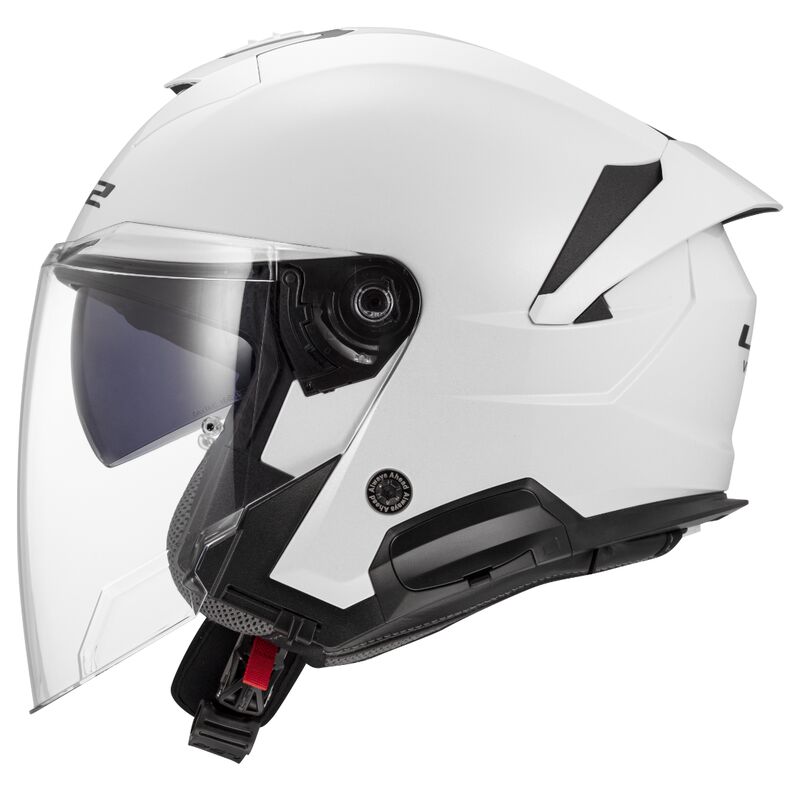 LS2 OF618 Verso 2 Open Face Helmet Solid White