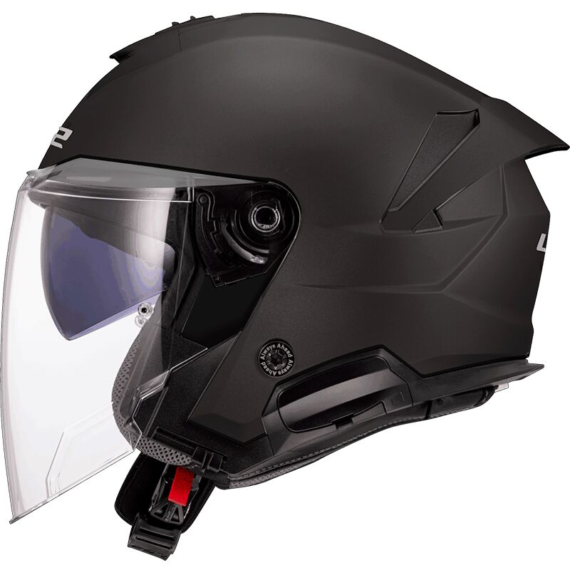 LS2 OF618 Verso 2 Open Face Helmet Solid Matt Black