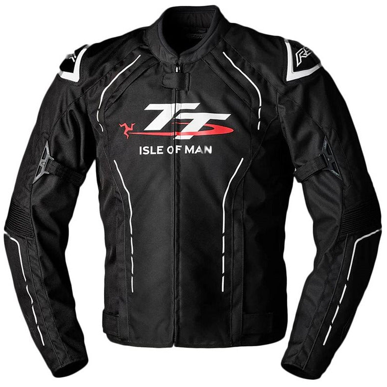 RST S1 CE Textile Jacket IOM Logo / Black / White