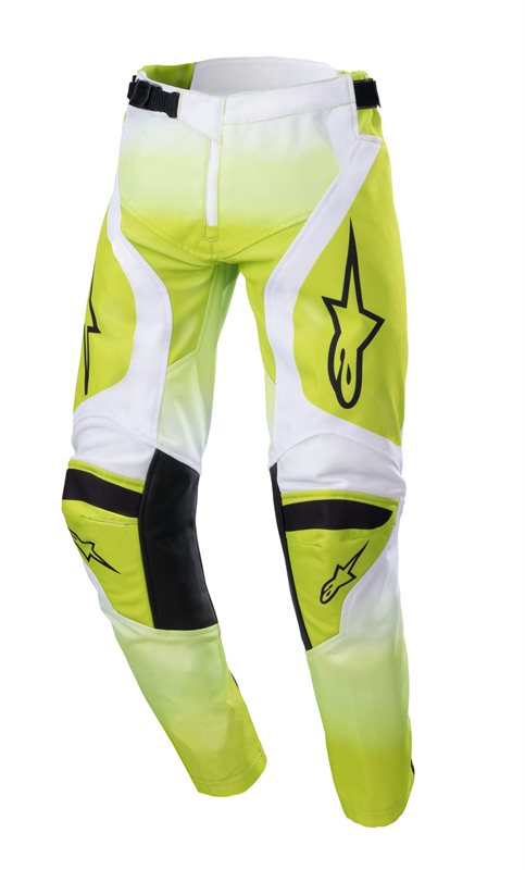 Alpinestars Youth Racer Push Trouser Fluo Yellow / White