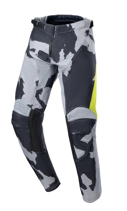 Alpinestars Youth Racer Tactical Trouser Cast Grey Camo / Fluo Yellow