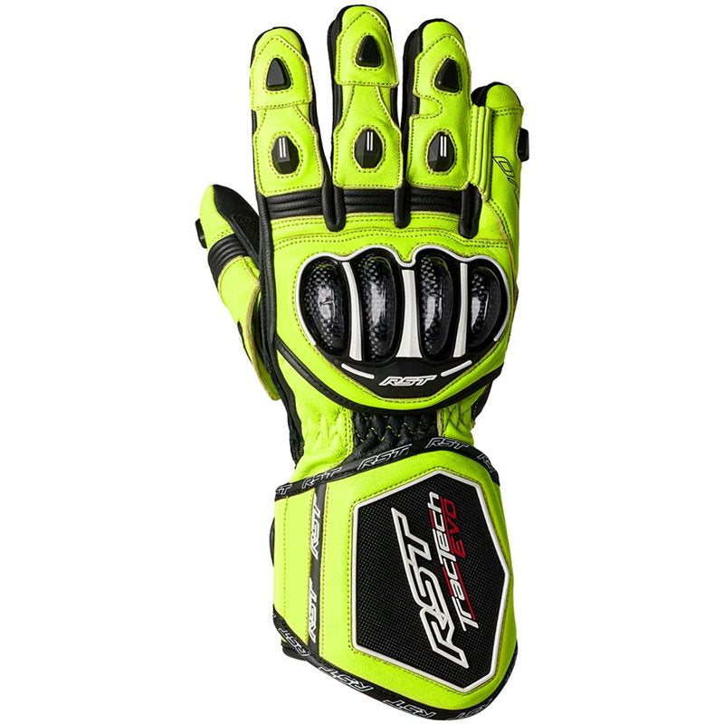 RST Tractech Evo 4 CE Gloves Neon Yellow / Black / Black