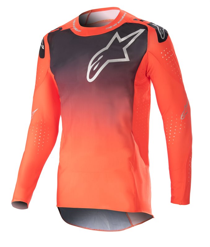 Alpinestars Supertech Risen Jersey Hot Orange / Black