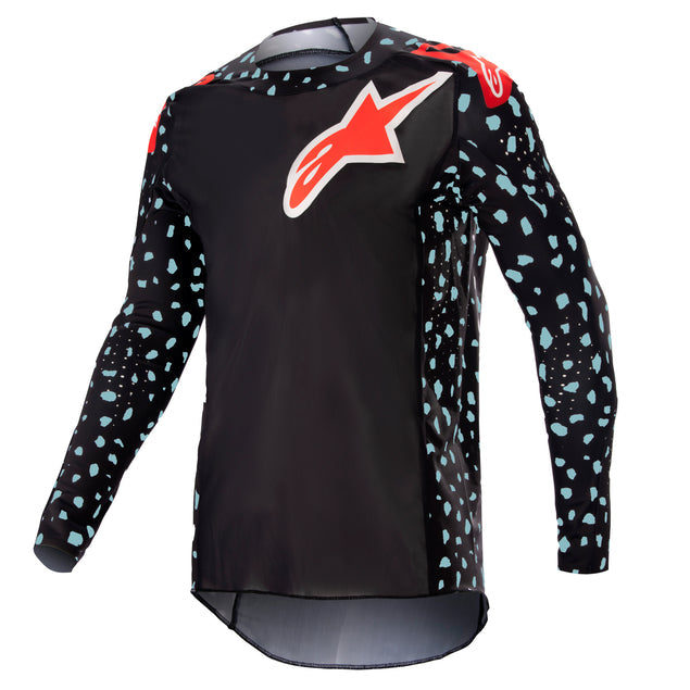 Alpinestars Supertech North Jersey Black / Neon Red