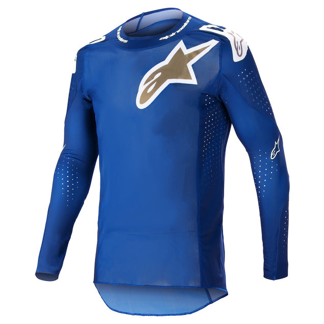 Alpinestars Supertech Bruin Jersey Ucla Blue / Brushed Gold