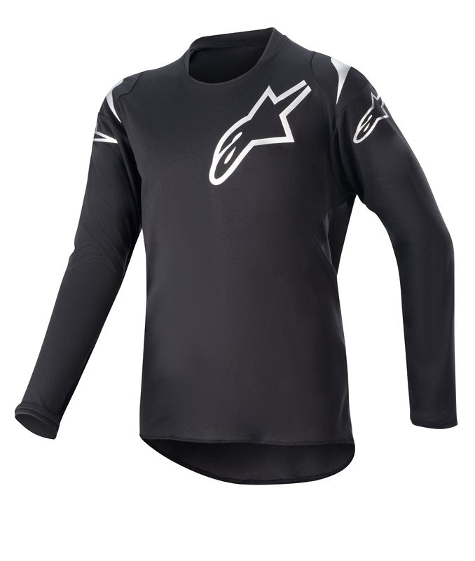 Alpinestars Youth Racer Graphite Jersey Black Reflective / Black