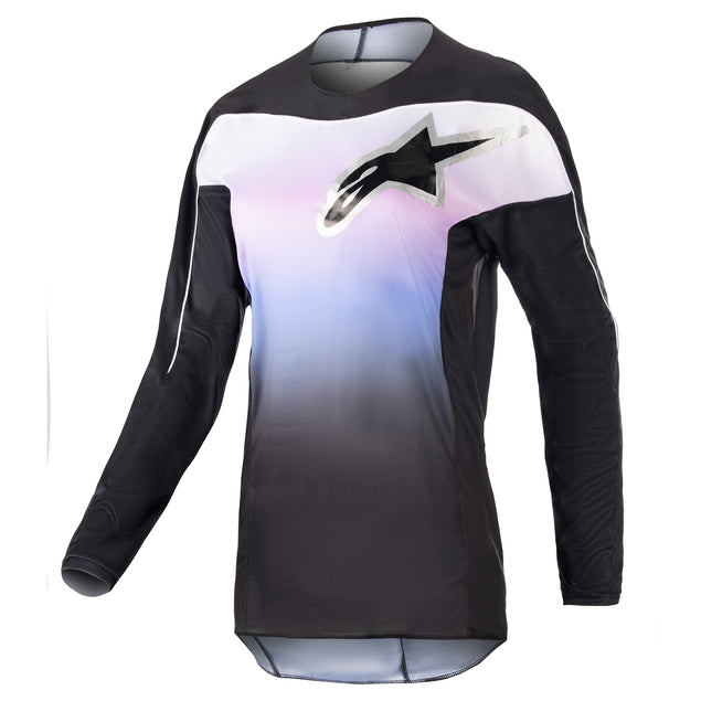 Alpinestars Stella Fluid Jersey Black Frozen / Purple