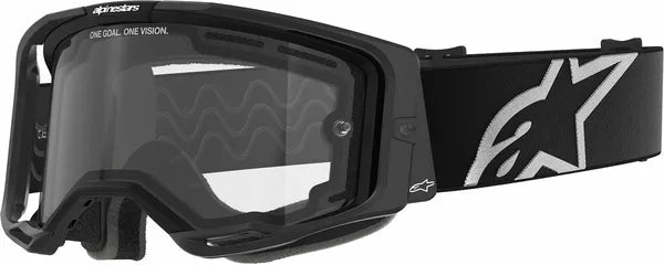 Alpinestars Vision 8 Corp Goggles Black / Clear - FREE UK Shipping, FREE 365 Day Returns | Moto Central