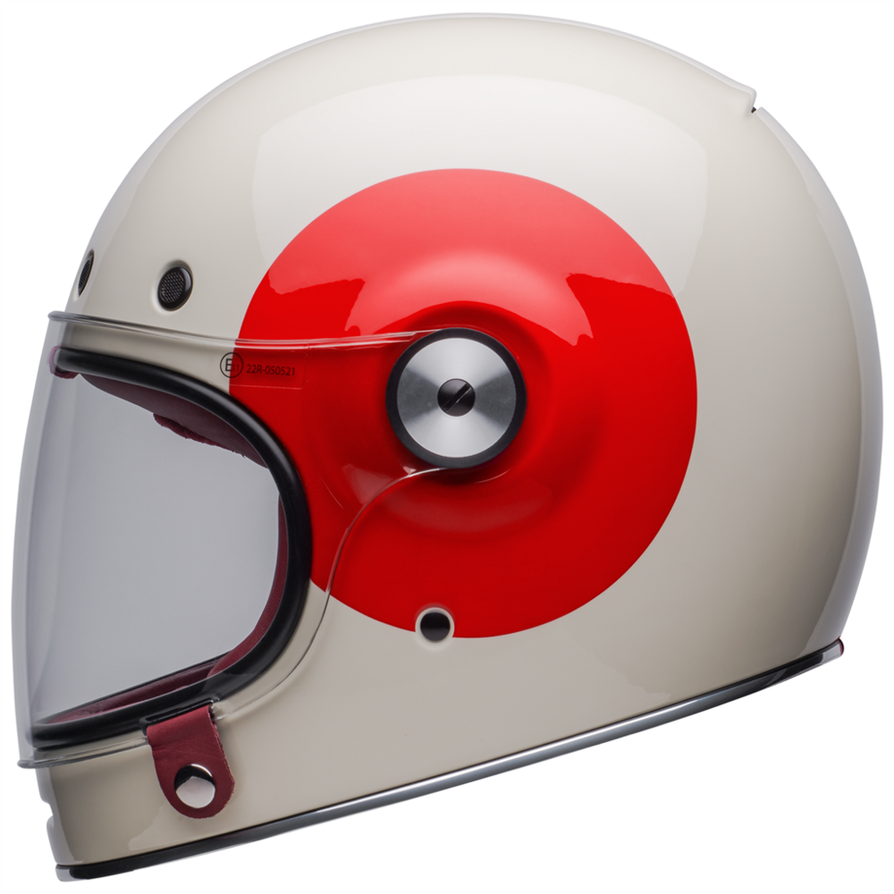 Bell Bullitt TT Full Face Helmet Vintage White / Oxblood