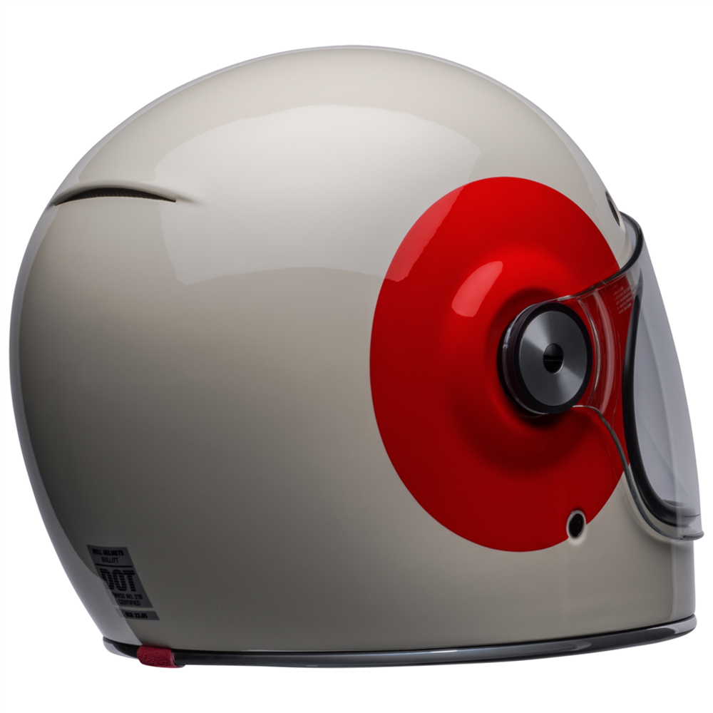 Bell Bullitt TT Full Face Helmet Vintage White / Oxblood