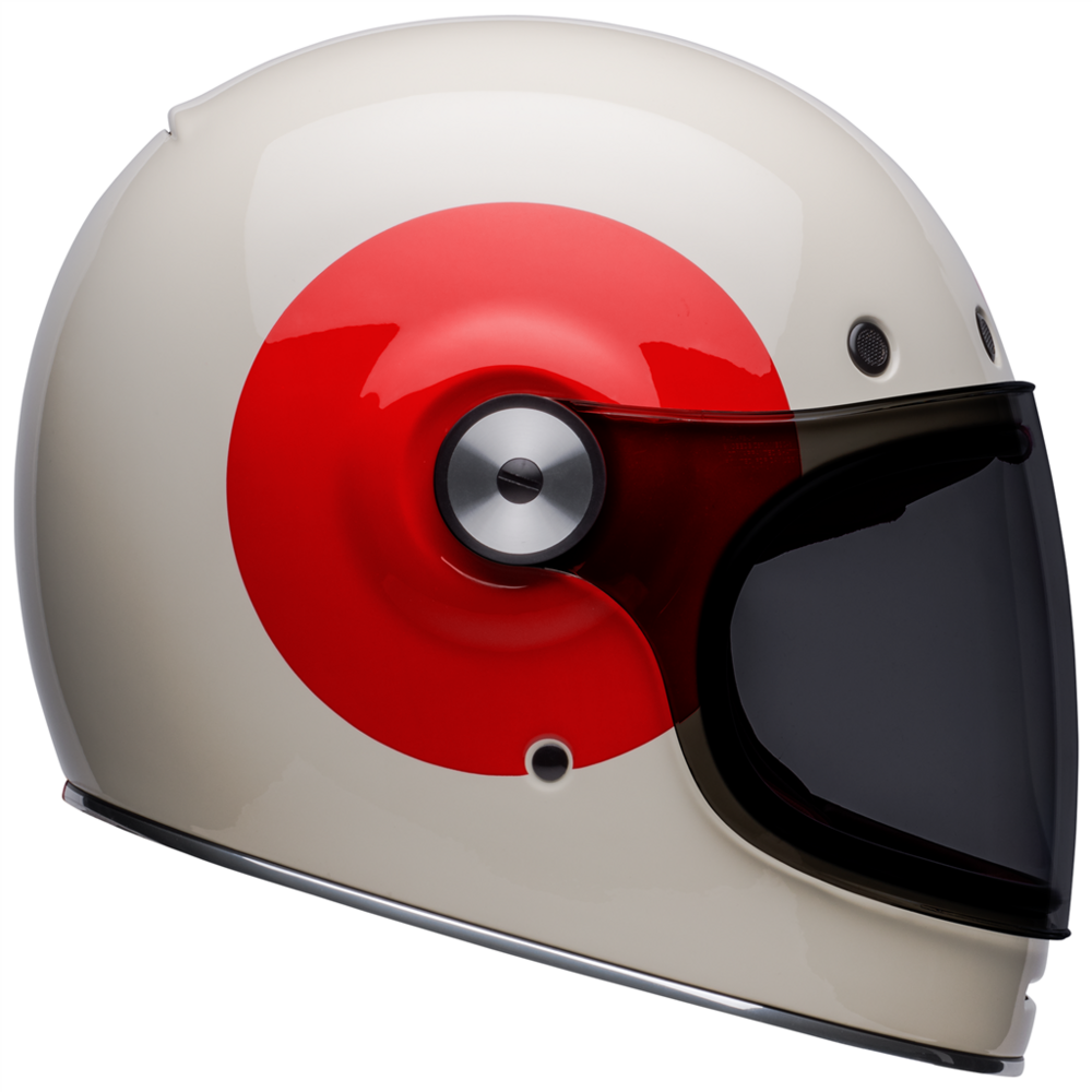 Bell Bullitt TT Full Face Helmet Vintage White / Oxblood