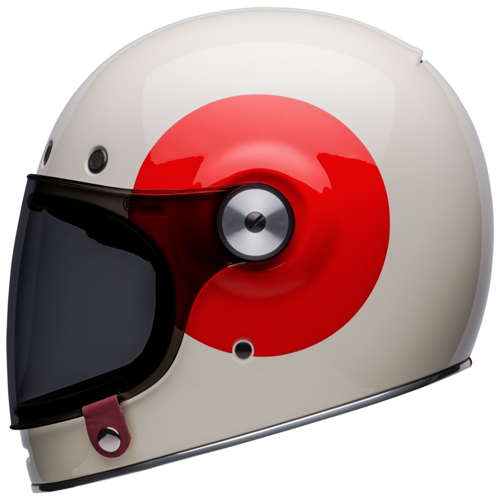 Bell Bullitt TT Full Face Helmet Vintage White / Oxblood