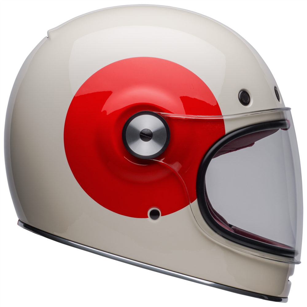 Bell Bullitt TT Full Face Helmet Vintage White / Oxblood