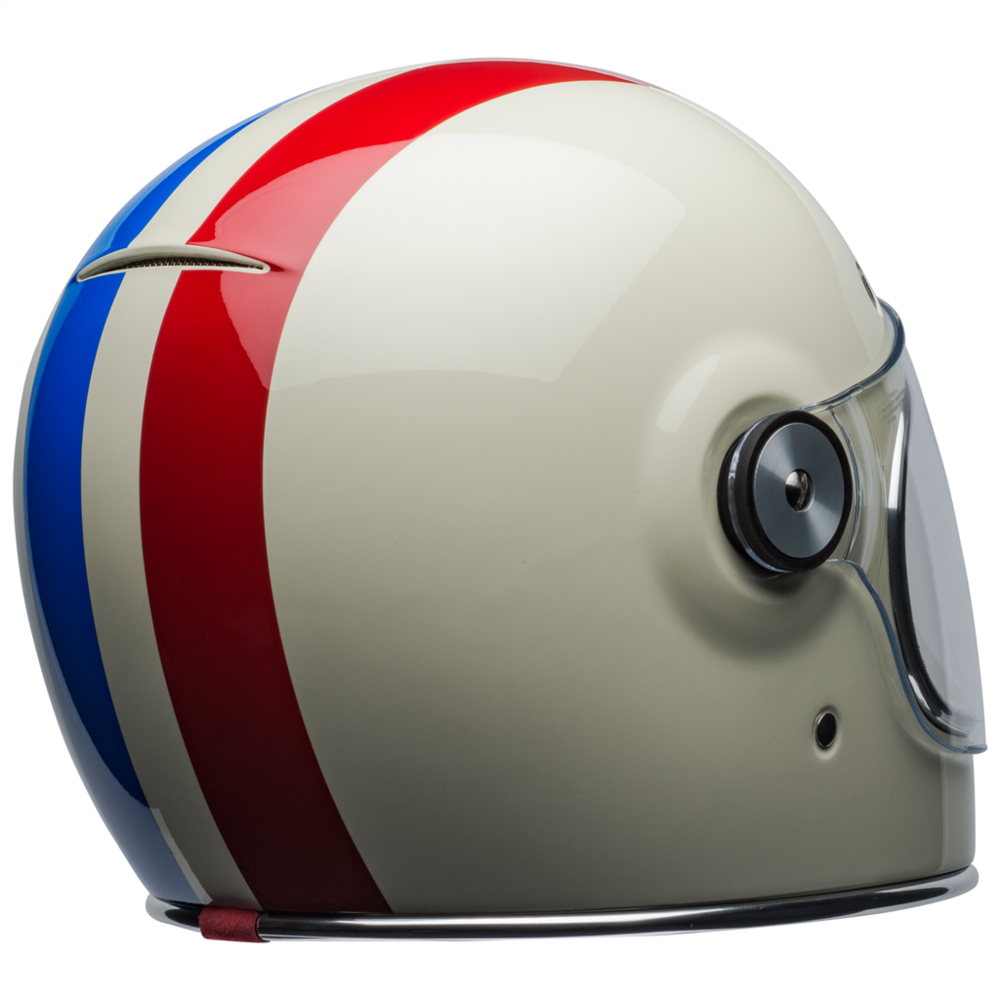 Bell Bullitt Command Full Face Helmet Vintage White / Oxblood / Blue