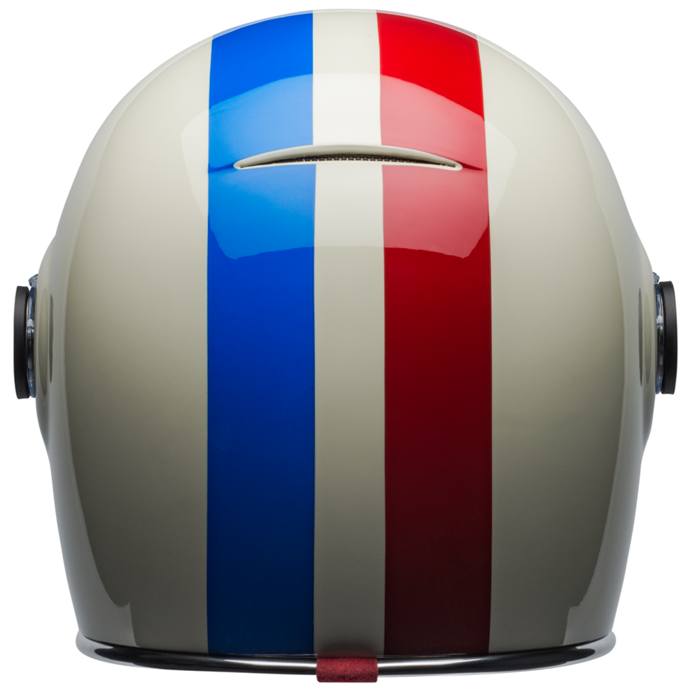 Bell Bullitt Command Full Face Helmet Vintage White / Oxblood / Blue