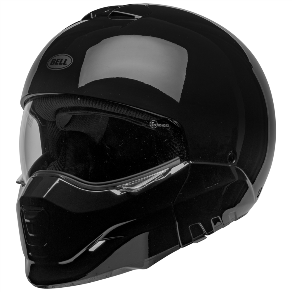 Bell Broozer Solid Convertible Face Helmet Black