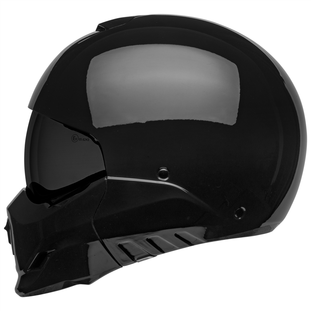 Bell Broozer Solid Convertible Face Helmet Black