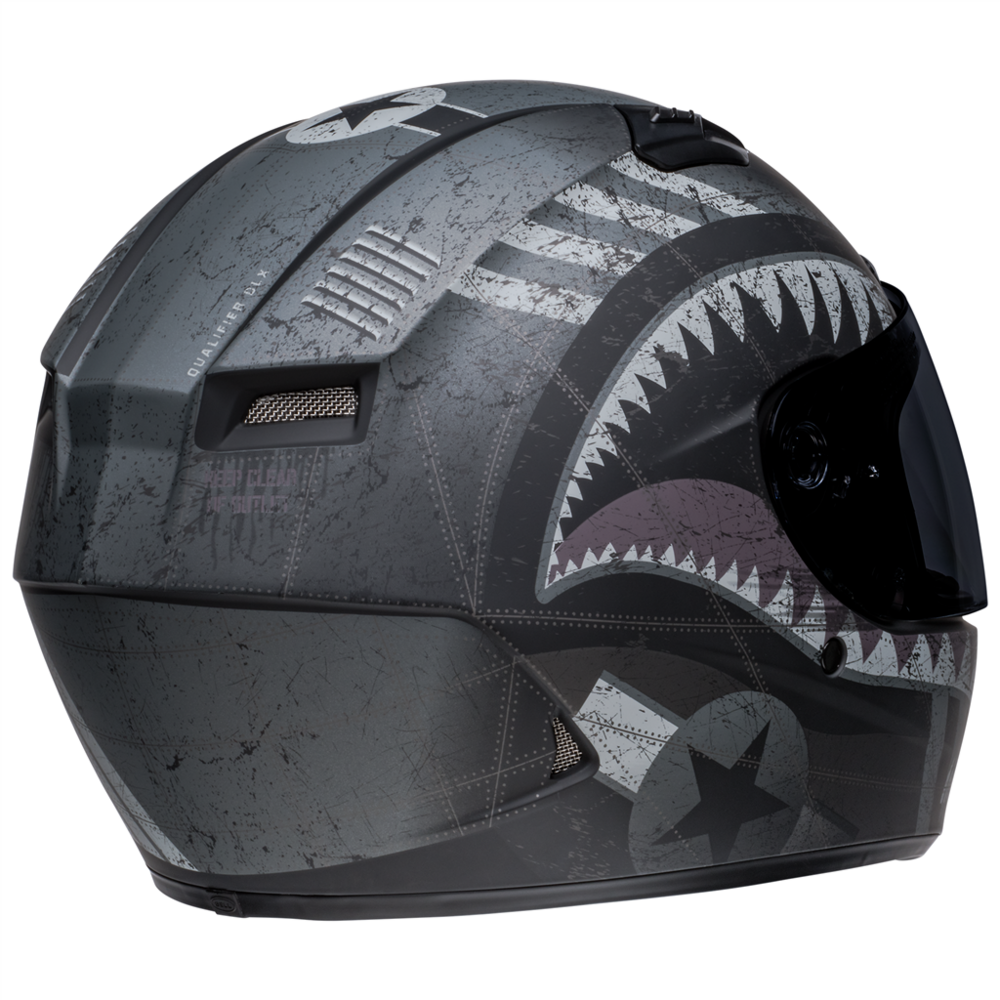 Bell Qualifier DLX MIPS DMC Full Face Helmet Matt Black / Grey - FREE UK Shipping, FREE 365 Day Returns | Moto Central