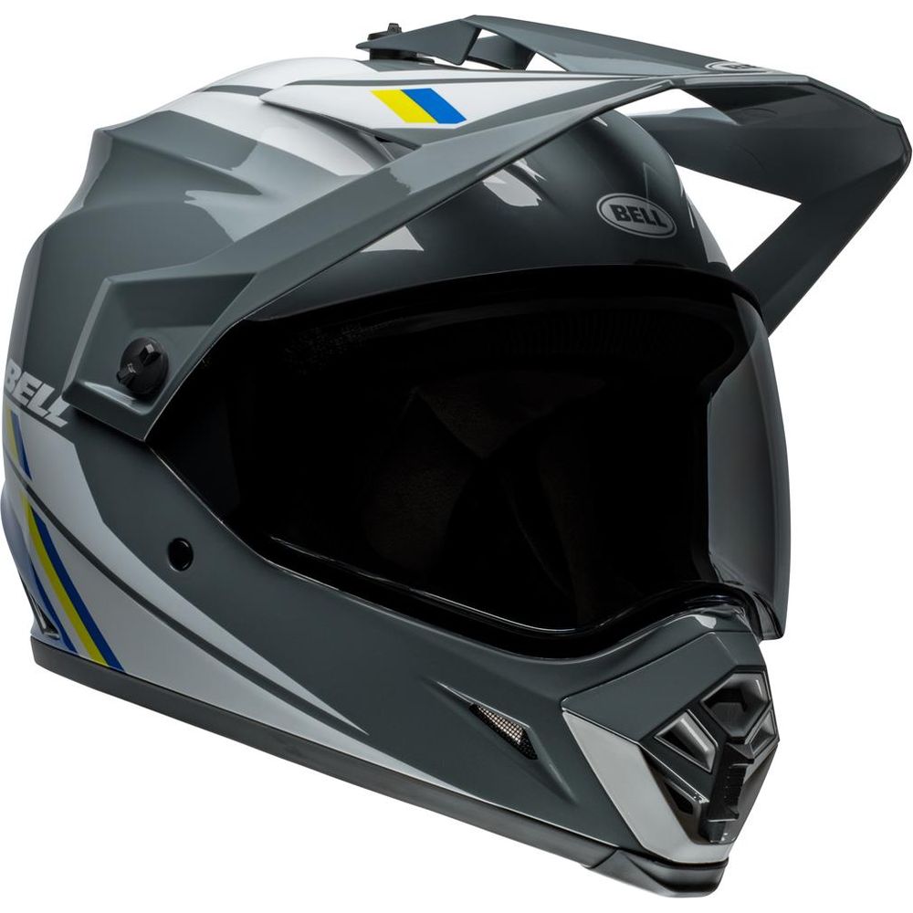 Bell MX-9 Adventure MIPS ECE22.06 Alpine Helmet Grey / Blue - FREE UK Shipping, FREE 365 Day Returns | Moto Central