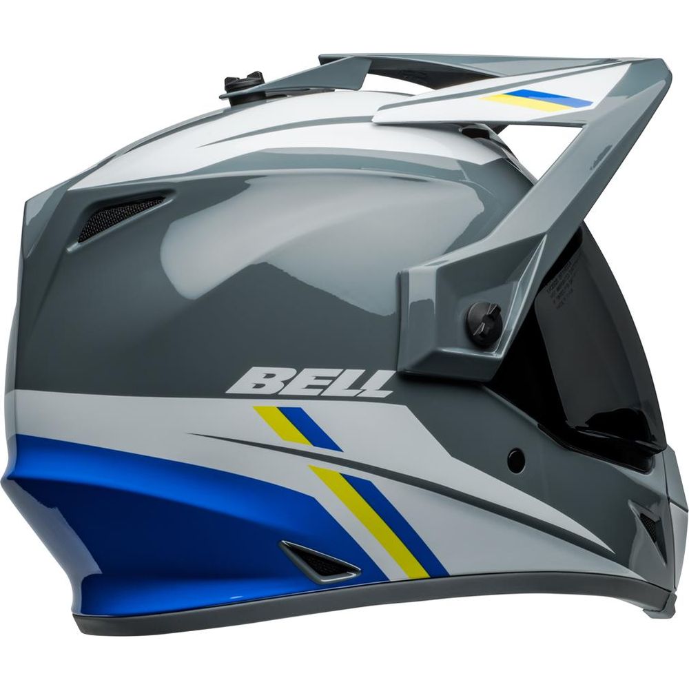 Bell MX-9 Adventure MIPS ECE22.06 Alpine Helmet Grey / Blue - FREE UK Shipping, FREE 365 Day Returns | Moto Central