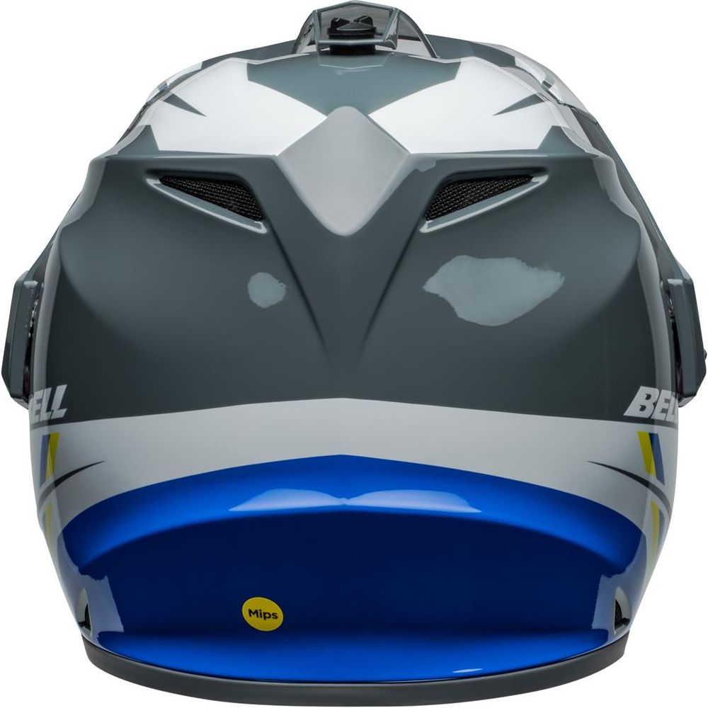 Bell MX-9 Adventure MIPS ECE22.06 Alpine Helmet Grey / Blue - FREE UK Shipping, FREE 365 Day Returns | Moto Central