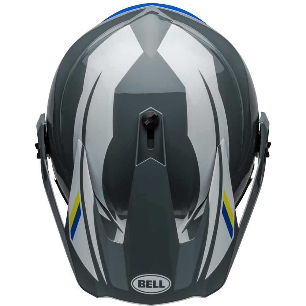 Bell MX-9 Adventure MIPS ECE22.06 Alpine Helmet Grey / Blue - FREE UK Shipping, FREE 365 Day Returns | Moto Central