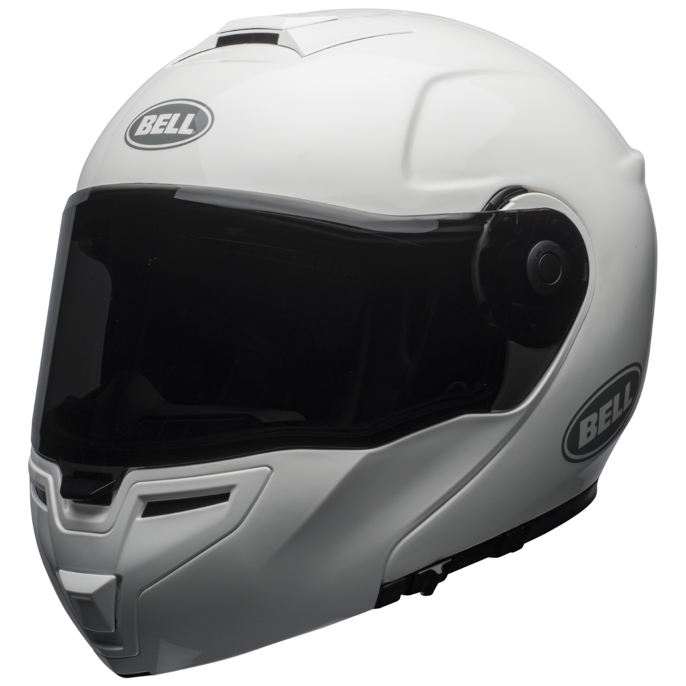 Bell SRT Modular Solid Full Face Helmet White - FREE UK Shipping, FREE 365 Day Returns | Moto Central