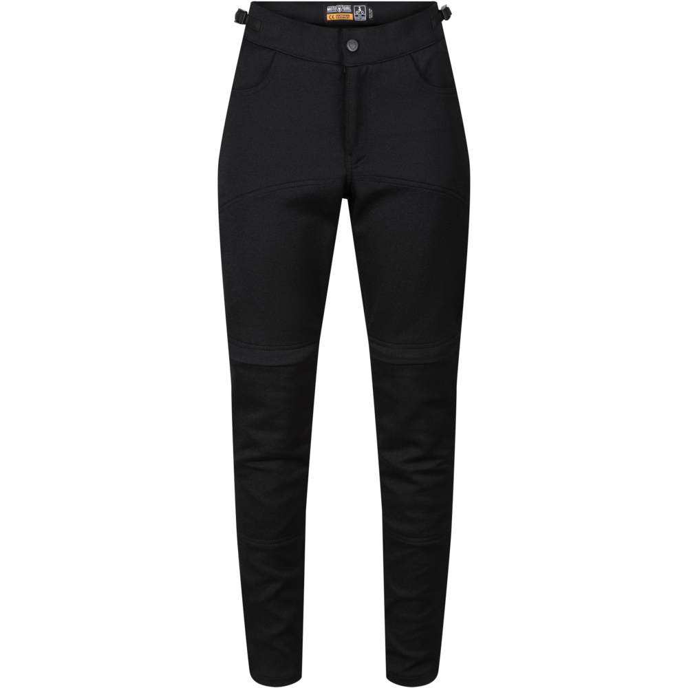 MotoGirl Nimi Zip Ladies Textile Trouser Black