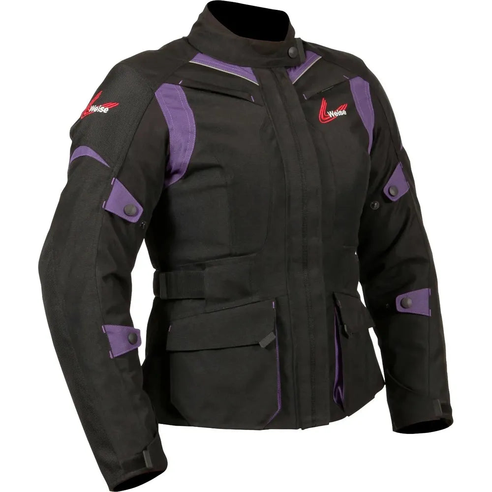 Weise Pioneer Ladies Textile Jacket Purple  - FREE UK Shipping, FREE 365 Day Returns | Moto Central