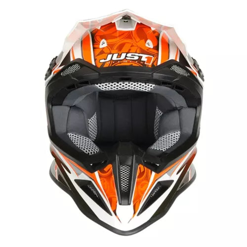 Just1 J12 Carbon MX Helmet Mister X Orange