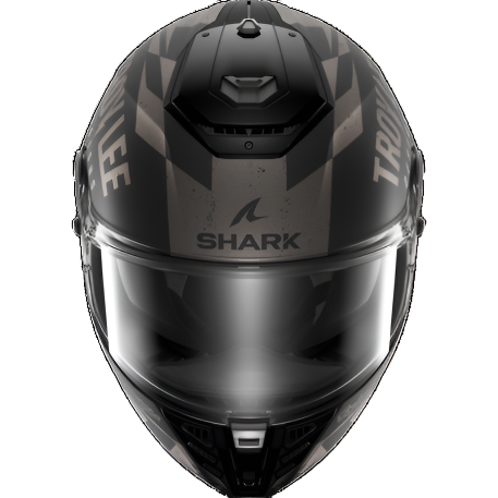 Shark x Troy Lee Designs Spartan RS Full Face Helmet Raceshop Black / Anthracite / Silver