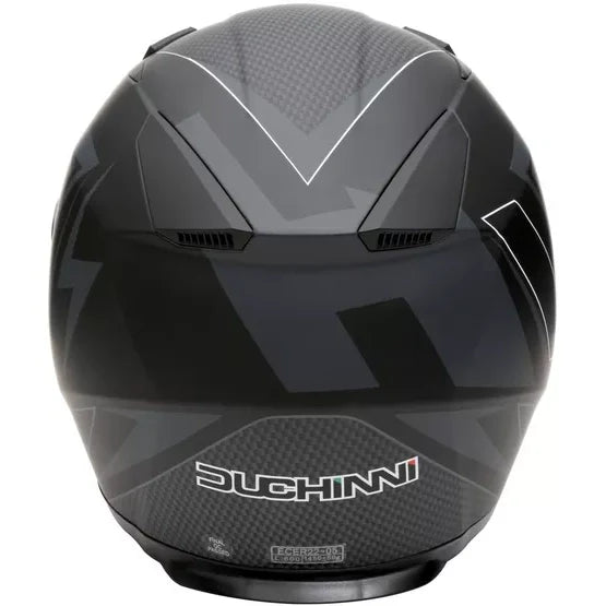 Duchinni D705 Syncro Full Face Helmet Black / Gunmetal - FREE UK Shipping, FREE 365 Day Returns | Moto Central