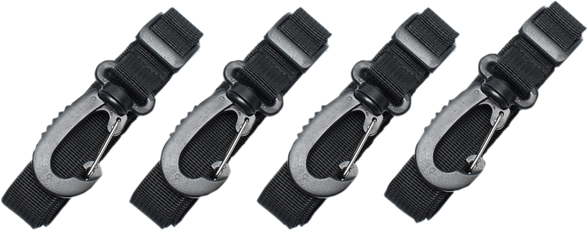 SW-Motech Retention Strap Black For Dry / Tail Bags - Pack Of 4