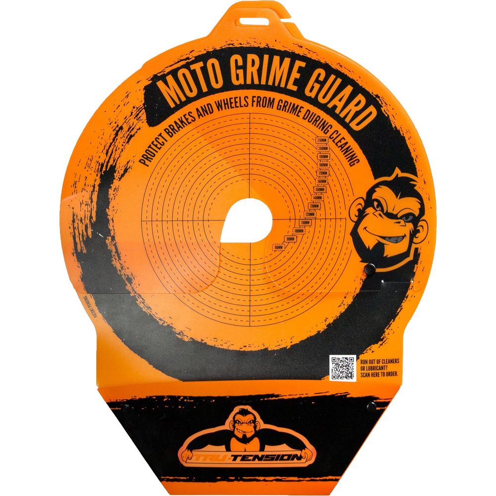 Tru-Tension Motorcycle Grime Guard Orange