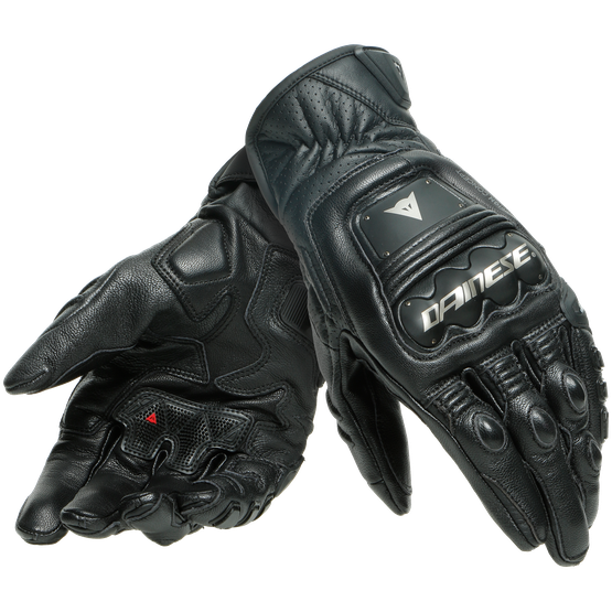 Dainese 4 Stroke 2 Leather Gloves Black / Black