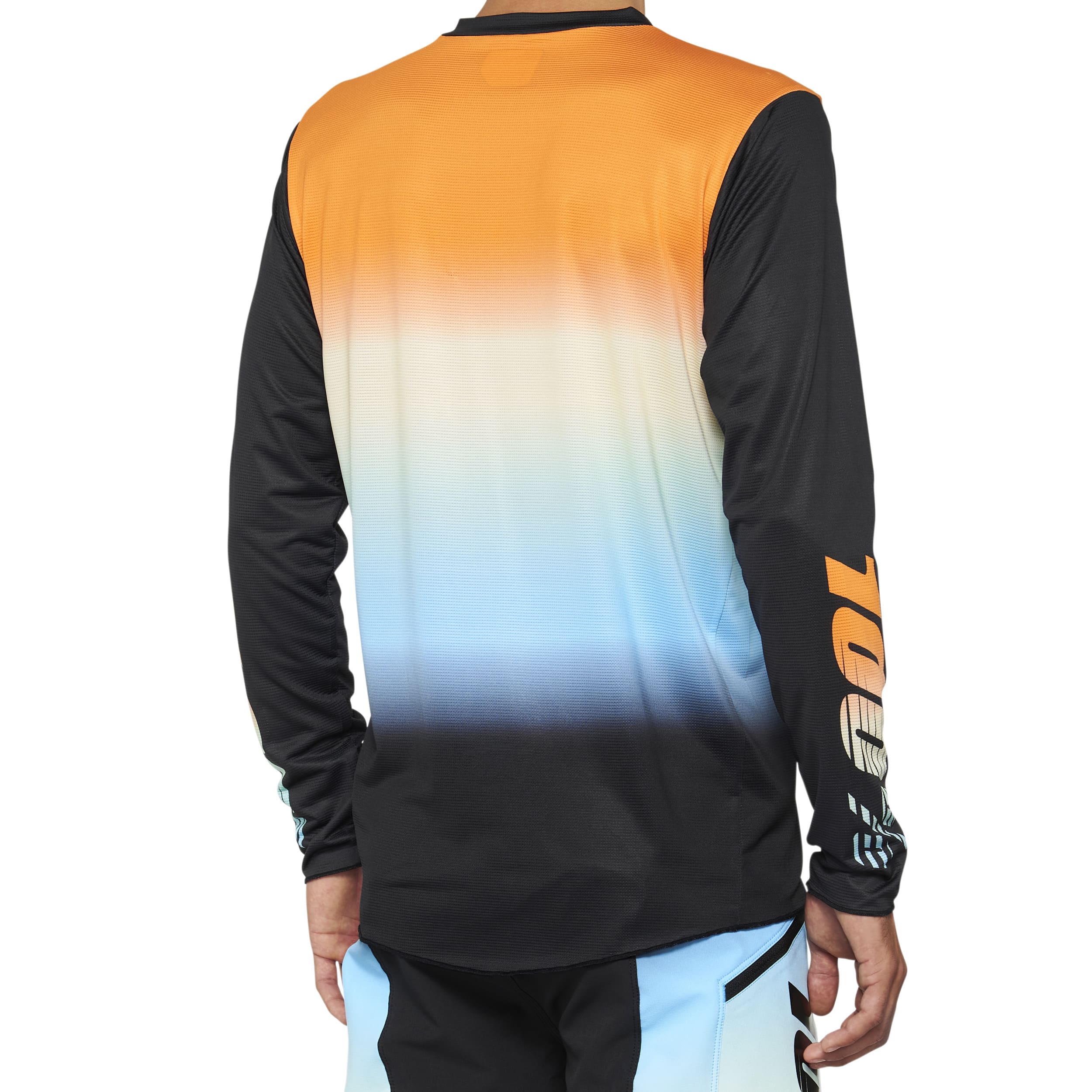 100% R-Core X Long Sleeves Limited Edition Jersey Sunset - FREE UK Shipping, FREE 365 Day Returns | Moto Central