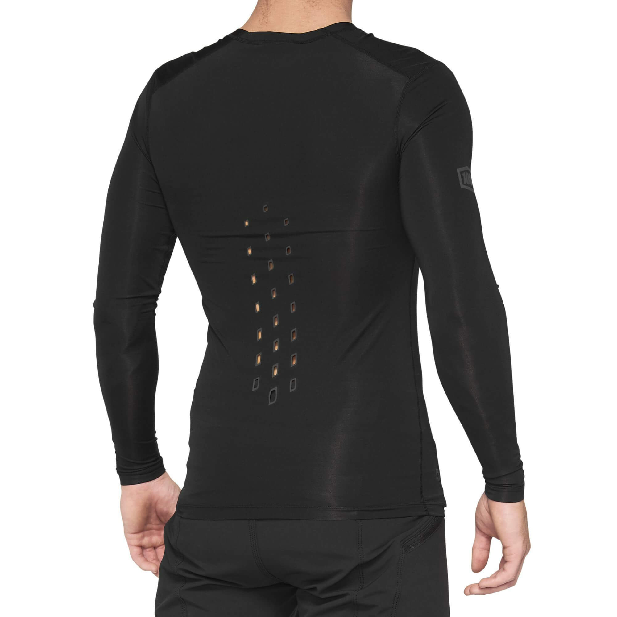 100% R-Core Concept Long Sleeves Jersey Black - FREE UK Shipping, FREE 365 Day Returns | Moto Central