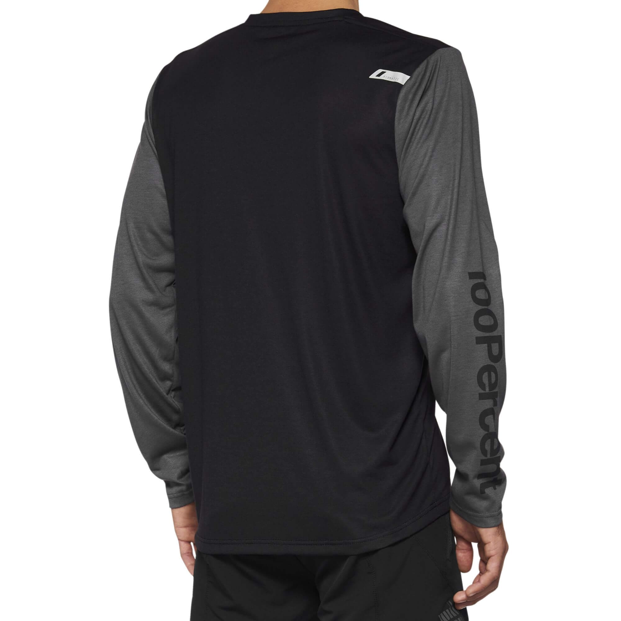 100% Airmatic Long Sleeves Jersey Black - FREE UK Shipping, FREE 365 Day Returns | Moto Central