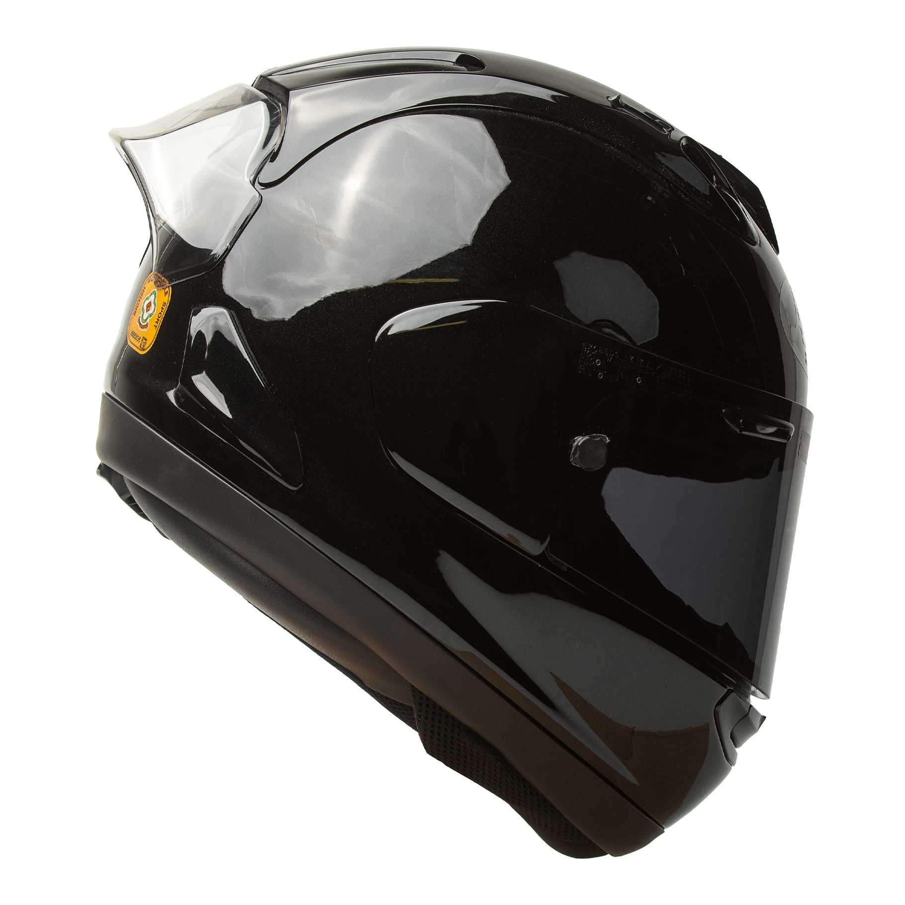 Arai RX-7V Evo Solid Full Face Helmet Diamond Black - FREE UK Shipping, FREE 365 Day Returns | Moto Central