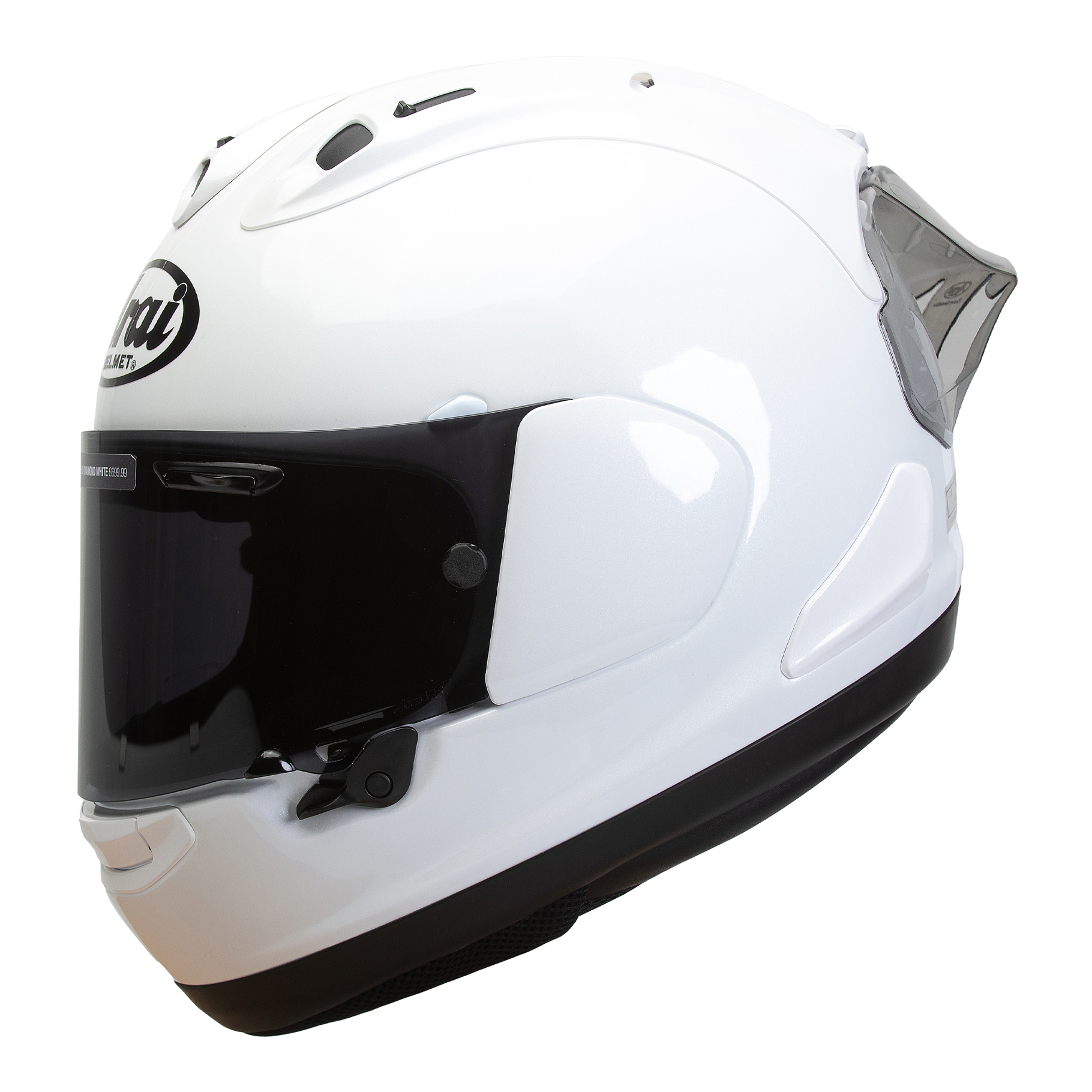 Arai RX-7V Evo Solid Full Face Helmet Diamond White