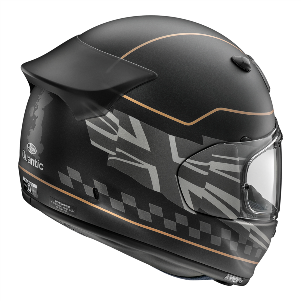 Arai Quantic Dark Citizen Full Face Helmet Multicolour - FREE UK Shipping, FREE 365 Day Returns | Moto Central